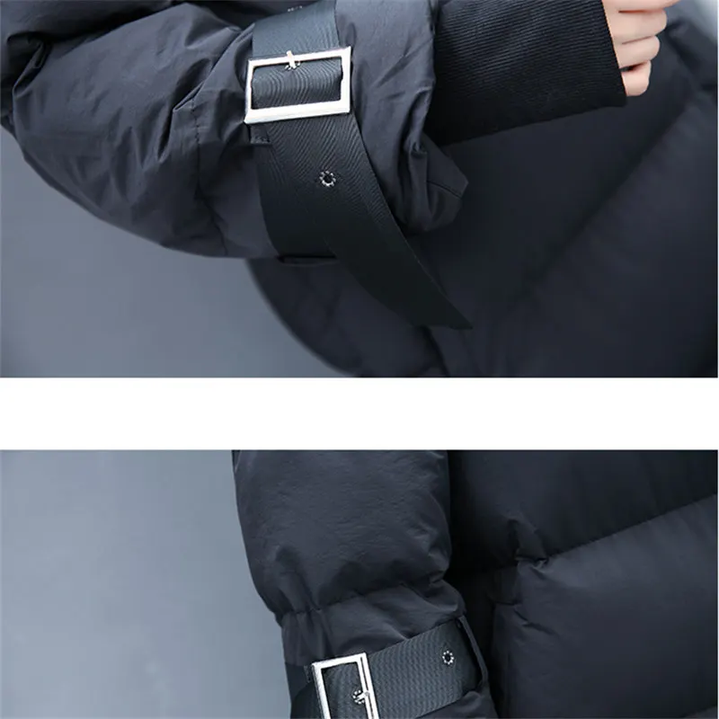 La Lâche Parka Nouvelle Long Coton Streetwear Plus Black D'hiver Vêtements Taille Chaud Lq486 Pardessus Femmes Manteau Veste Épaississent Hvw5v7z