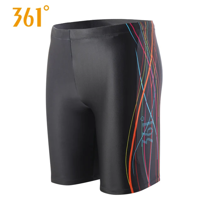 361 Mens High Quality Athletics Swim Trunks Sports Beachwear Quick Dry Pool Swimming Shorts Elastic Tight Board Shorts Plus Size SLY194079-1