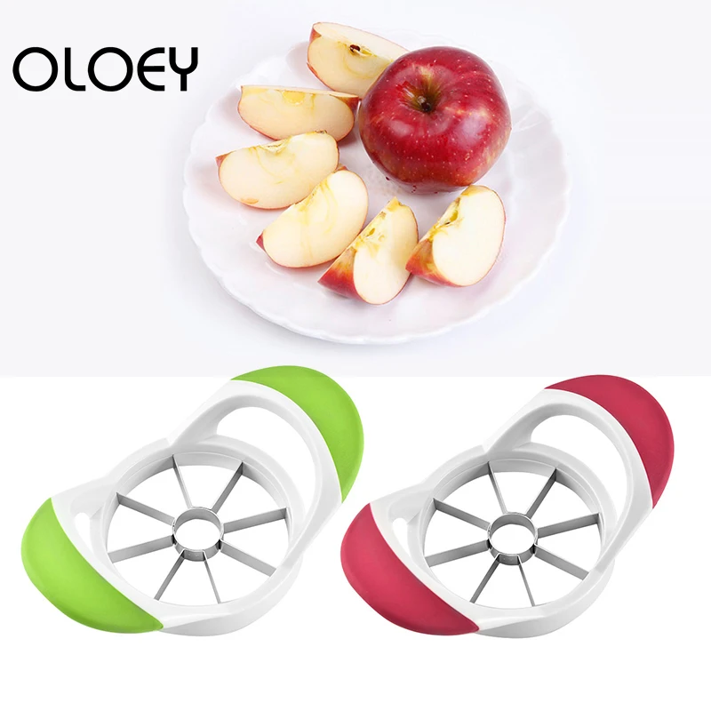 

OLOEY Apple Slicer Fruit Cutter Creative Stainless Steel Apples Separator Kitchen Tools Home Gadgets Divider Fruits Tool
