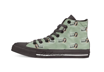 

Idiots Novelty Design Casual Canvas Shoes Custom shoes Drop Shipping