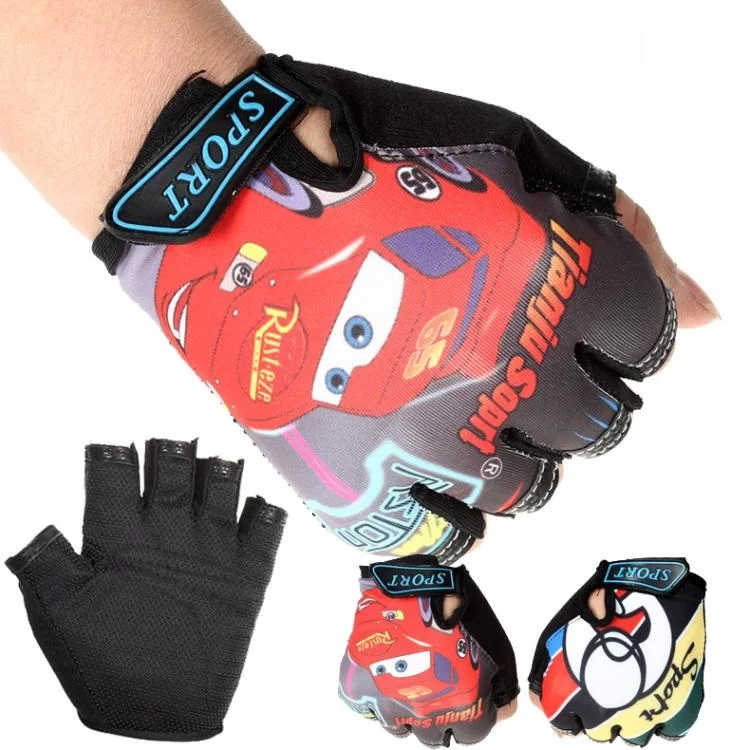 Kids Children Half finger Bicycle Gloves for Cycling Camping Hiking Boys Girls Outdoor Sports MTB Road Mountain Bike Fingerless