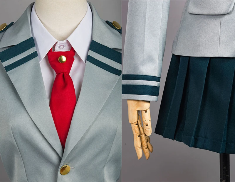 Anime Boku No Hero Academia Costume School Uniform Suit Cosplay OCHACO URARAKA Midoriya Izuku My Hero Academia Costumes