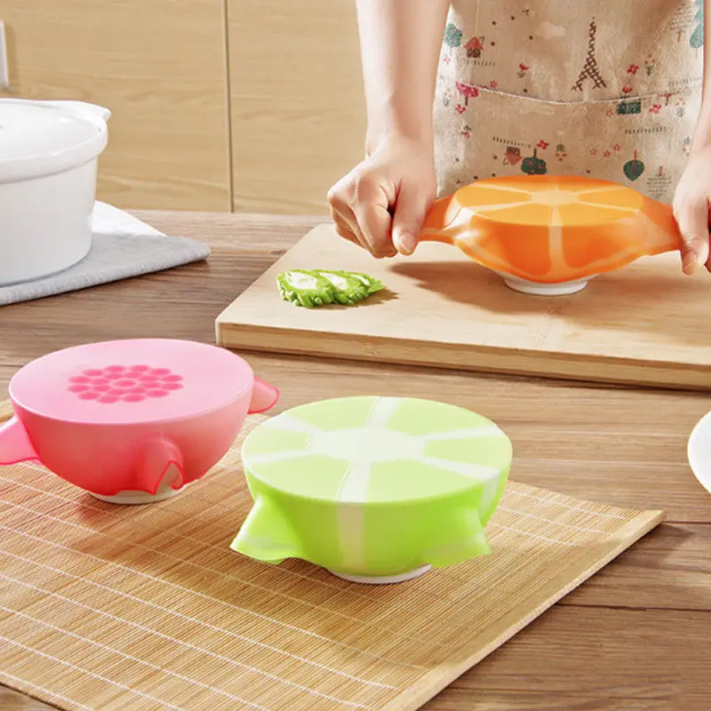 

Silicone Plastic Wrap Cover Refrigerator Sealed Bowl Lid Food Wrap Silicone Cover Pan Cooking Kitchen Accessories 30
