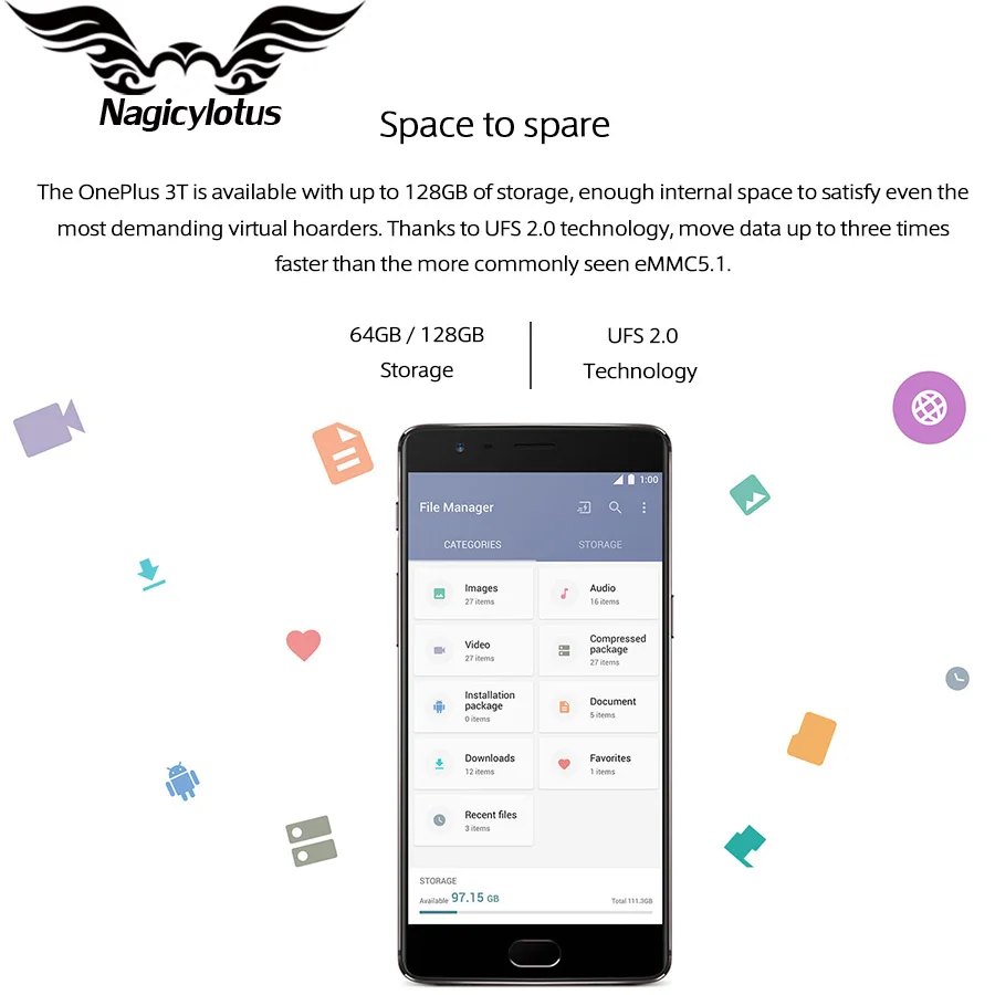 Firmware Global Nuevo Original OnePlus 3 t A3010 5,5 \