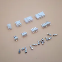 10 комплектов VH 3,96 мм 2P 3P 4P 5P 6 Pin штекер+ женский корпус+ клеммы VH3.96 разъем