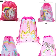 HJKL сумка на шнурке с единорогом для девочек, дорожная посылка для хранения, Мультяшные школьные рюкзаки, детские подарки на день рождения, сумка с черепом