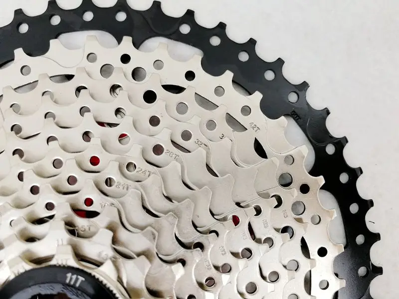 MTB 11 скоростная кассета 11 s 11-50 т L набор звездочек со встроенной трещоткой для горного велосипеда широкое соотношение для деталей m7000 m8000 m9000 SUNRACE велосипед Freewheel запчасти