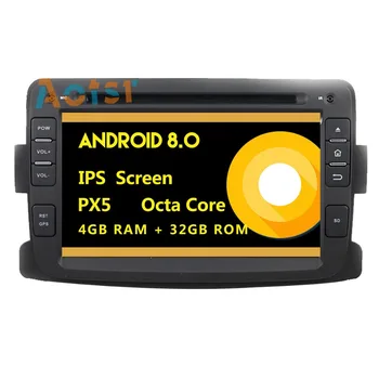 

IPS Screen Android 8.0 4+32G Car multimedia dvd player head unit For Renault Duster 2012 2013 GPS Navigation radio auto stereo