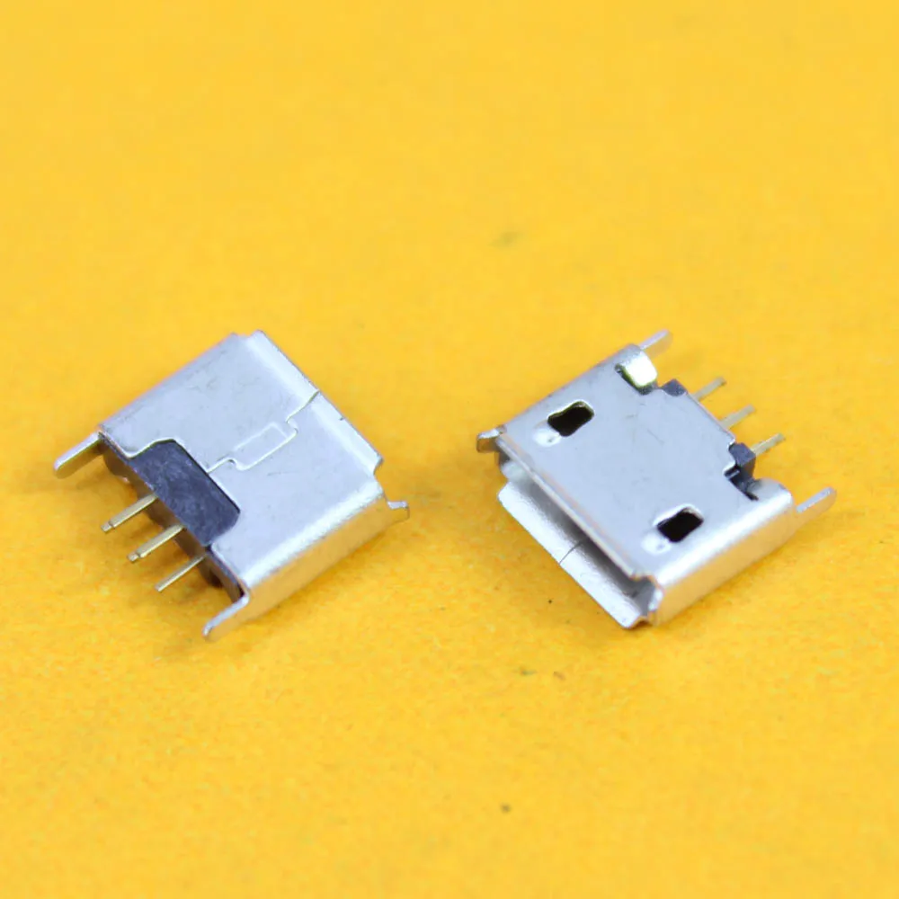 Cltgxdd 50 шт. микро USB Тип B Женский прямой 180 градусов DIP 5Pin PCB разъем для припоя|connector