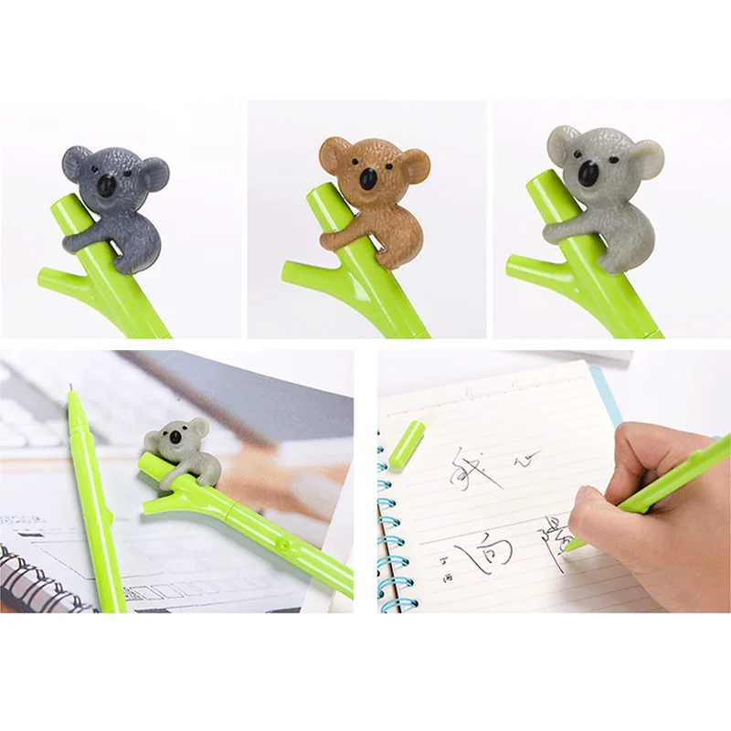 Милое животное коала гелевая ручка Симпатичные Ручки Материал canetas Escolar канцелярские papelaria школьные канцелярские принадлежности