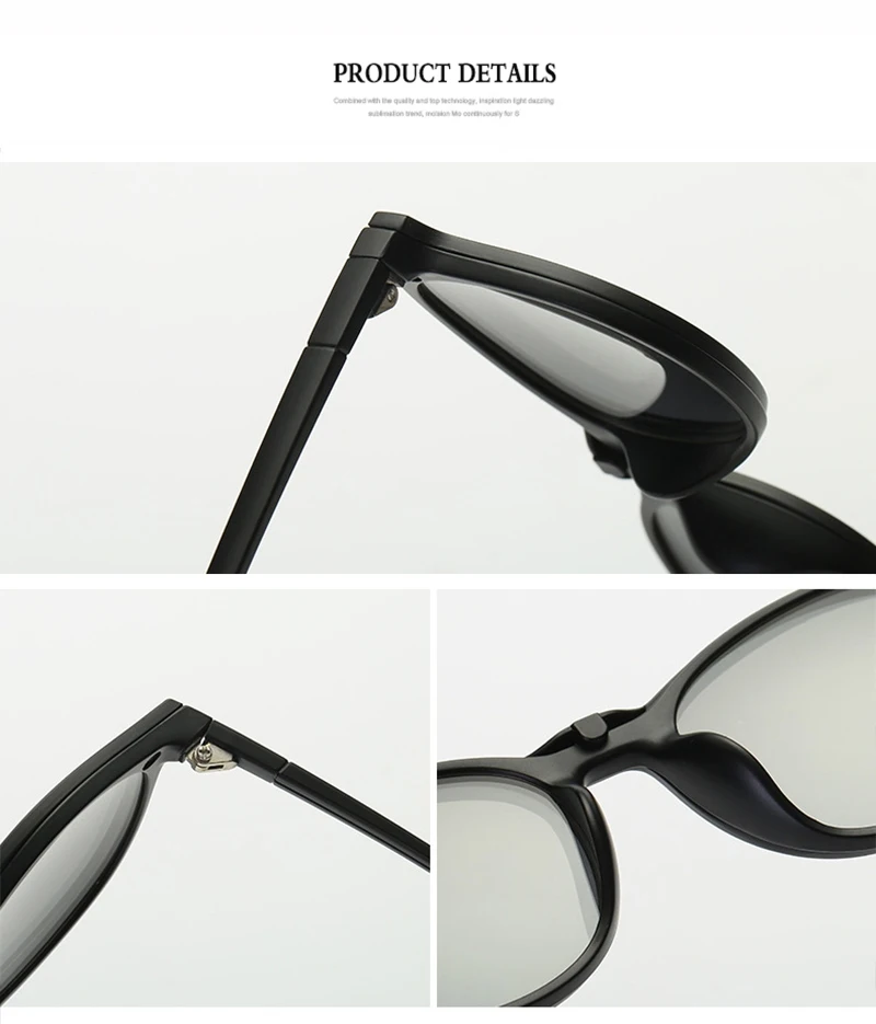 Belmon, оправа для очков, для мужчин и женщин, с поляризованным зажимом, солнцезащитные очки, магнитные очки, мужские, для вождения, по рецепту, оптические, RS494