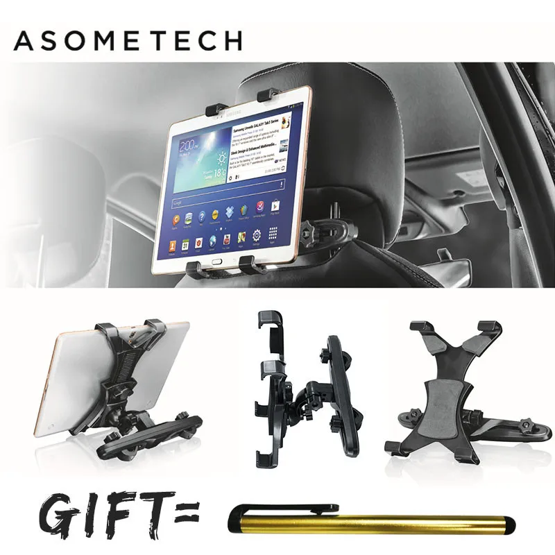 

For Samsung Xiaomi Huawei Ipad Tablet 4-10 inch back Seat Car Support Tablet holder Stand 360 Degree Telescopic Car Mount Holder