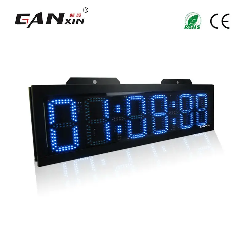 [GANXIN]8'' outdoor oversized double sided clock large digital remote