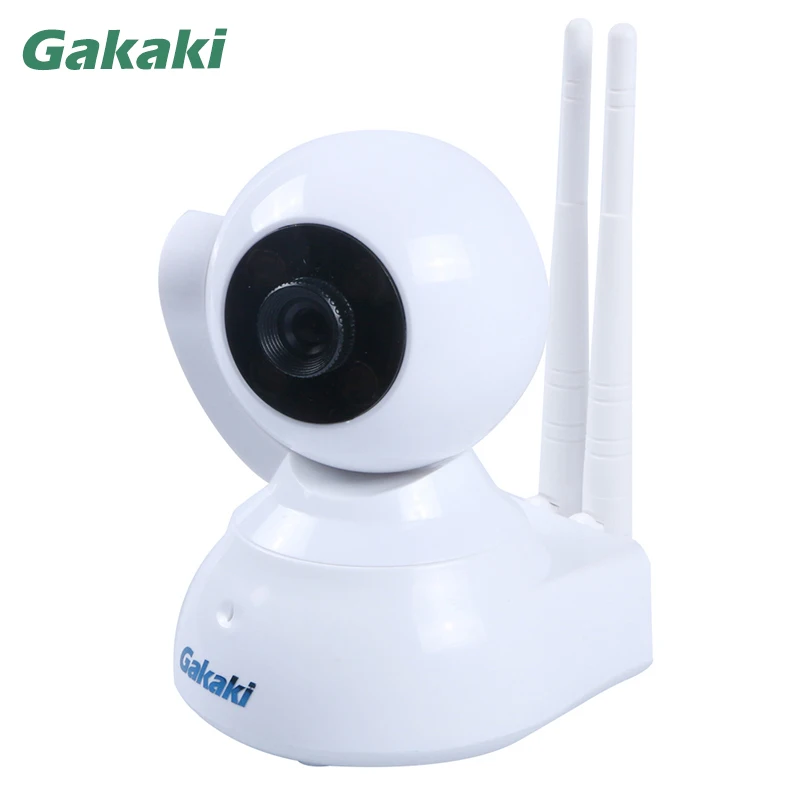 

Gakaki HD IP Camera Wi-Fi Wireless Home Security P2P Dual Antenna Surveillance Night Vision CCTV Monitoring Indoor Baby Monitor