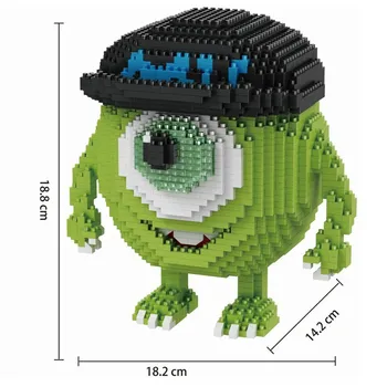 

Big size Magic Blocks Cartoon Dog DIY Building Toys Assembling Educational Toys Anime action figures Kids Toys Christmas Gifts