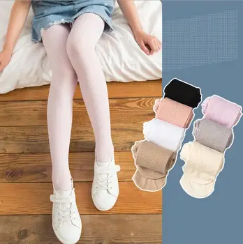 

summer girl candy color dance Velvet pantyhose thin children's girl Vertical stripes tight 7colors TZ05