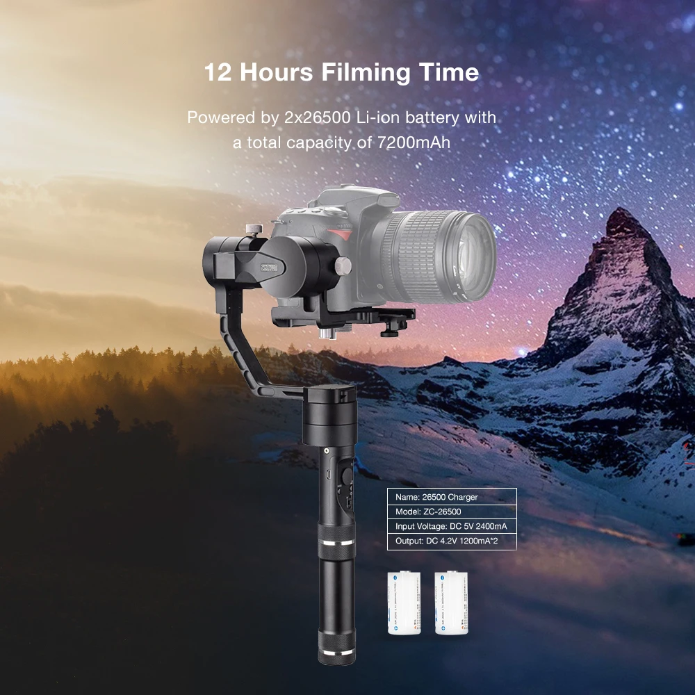 Zhiyun официальный кран V2 3 оси ручной Gimbal стабилизатор бесщеточные двигатели Для беззеркальных Камера и dslr как sony Nikon