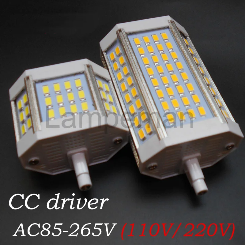 

27pcs/lot R7S led bulb 118mm 25W 35W 5630 SMD 64 LED SpoltLight Bulb Lamp Not-Dimmable with fans