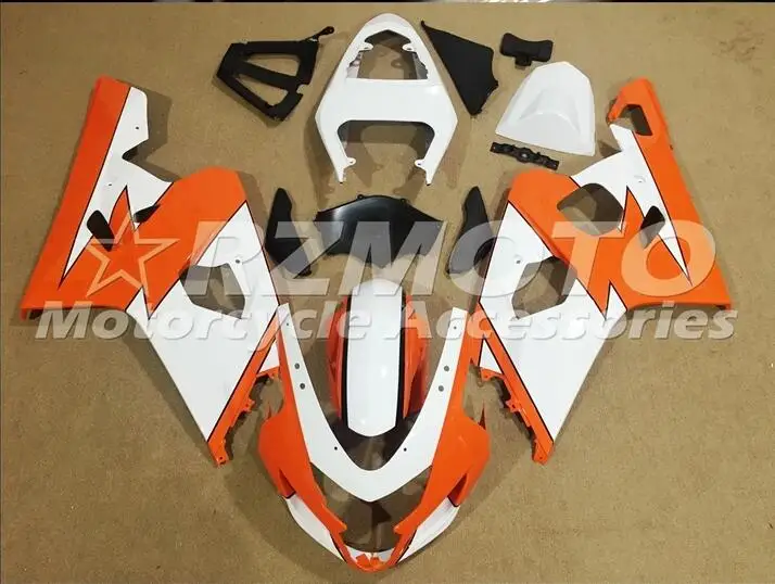 

ACE KITS New ABS Injection Fairings Kit Fit For SUZUKI GSX-R600 GSX-R750 K4 2004 2005 GSX-R600 04 05 Orange A16