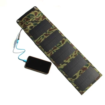 

10W Foldable solar Charger 5V USB Output Devices Portable Solar Panel Charger For Smartphones Outdoor Camp Waterproof