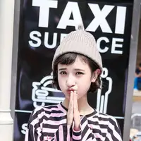 Cute Hat Women Autumn Winter Beanie Knitted Hats For Women Girls Boys Bonnet Warm Beanies Hat Parent Child Design Christmas Gift 5