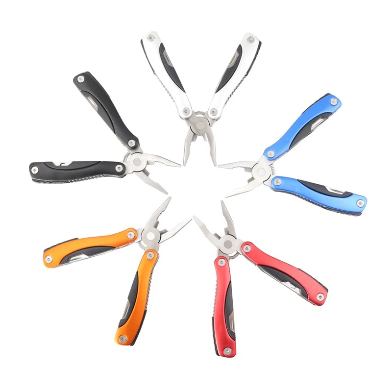 

multitool Multi Function Outdoor Portable Folding camping Pocket pliers knife mini tool plier set Screwdriver Hiking Tools Clamp