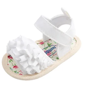 

2019 Low Price Loss Sale Baby Flower Shoe Casual Shoes Sneaker Anti-slip Soft Sole Toddler clogs Shoes 6.1