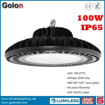 

Wholesale China golden supplier low factory price 130Lm/W IP65 waterproof 100W LED high bay light fixture