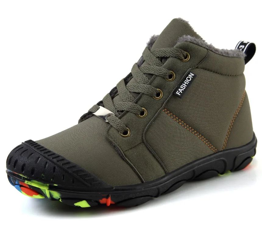 Children's camouflage snow boots-15