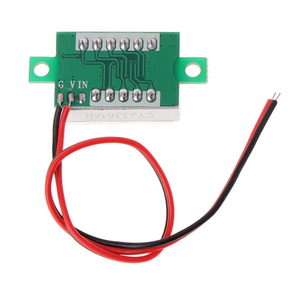 DIY красный синий цифровой светодиодный мини дисплей модуль DC2.5V 32V DC0 100V вольтметр