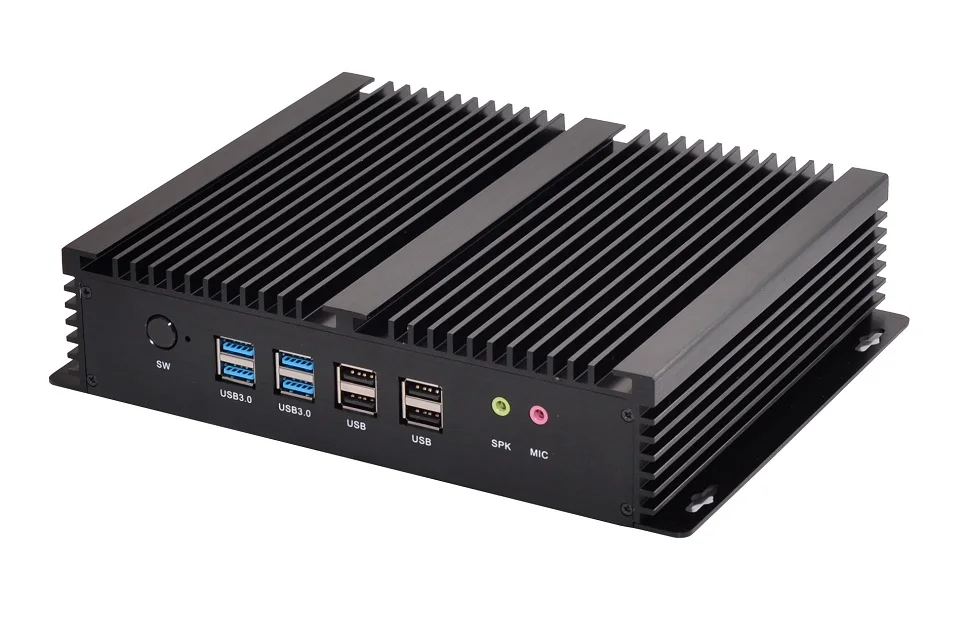 Мини-ПК i3 5005U Windows 10 Dual Core Мини-Север компьютер с 2 Lan 6 RS232 Small Desktop Hdmi Wifi Usb 3,0