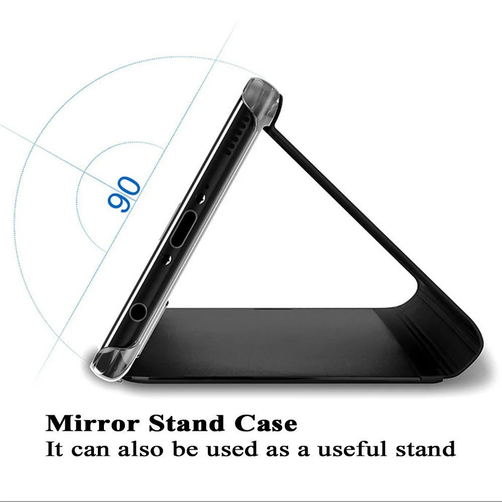 Smart-Mirror-Case-For-Samsung-Galaxy-A9-2018-A920-SM-A920F-Case-Clear-View-Flip-Stand (3)