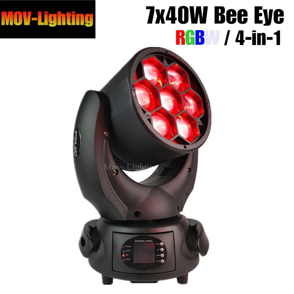 Светильник bee eye F 7x40 Вт 4 в 1 светодиодный светильник с движущейся головкой|Эффект