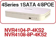 Dahua NVR NVR4104HS-P-4KS2 NVR4108HS-8P-4KS2 с 4/8ch PoE портом H.265 видеомагнитофон Поддержка ONVIF CGI металлический POE NVR