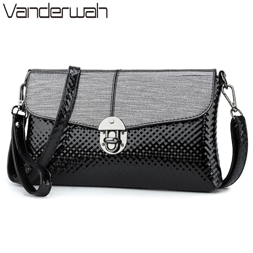 

PU Leather Clutch Bag Fashion Women Messenger Shoulder Bag Lock Ladies Evening Party Purse Clutch Bags Casual Small Handbag Sac