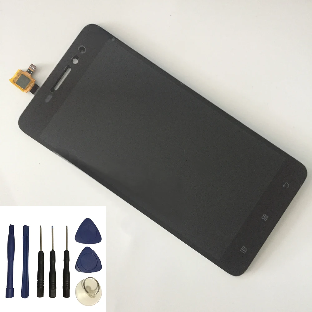 

For Lenovo S60 S60W S60T S60A S60-a Black / White Touch Screen Panel Digitizer + LCD Display Monitor Module Assembly +Free Tools