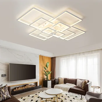 

Creative modern square LED ceiling light Home Living Room Bedroom Study Room Aisle Ceiling lamp Commercial decorative lighting
