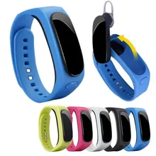 B1 Смарт Браслет Монитор 0.91 OLED Водонепроницаемый Bluetooth 4.0 Smart Watch Браслет для IOS Android USB Аккумуляторная Оптовая