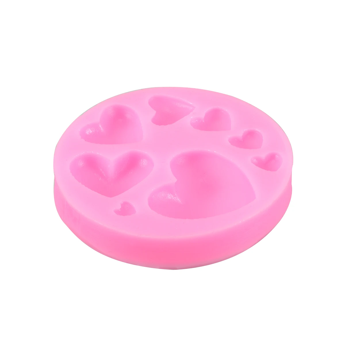 3D Love Heart Silicone Mold 8 Holes Soap Mould DIY Fondant Cake Decorating Baking Tools Kitchen Bakeware