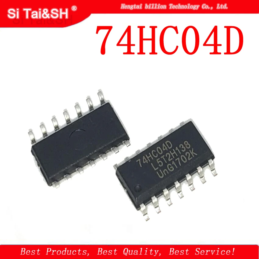 

20PCS 74HC04D SOP14 74HC04 SOP SN74HC04DR SMD new and original IC Logic/six-way conversion chip