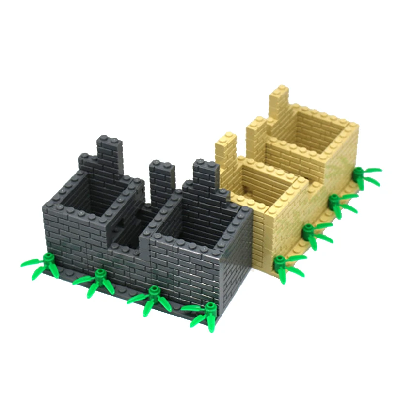 

Castle Blocks Build the Wall Bricks Building Block Street City Accessories Sets Pen Holder DIY Kits Toys for Children