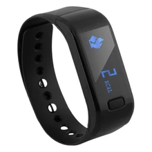 Bluetooth здоровья браслет спортивный трекер сна Мониторы Смарт часы черный