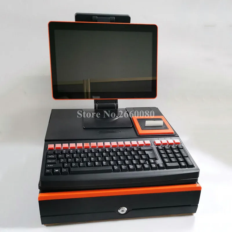 Wifi Pos System Machine 15 6 Lcd Monitor Cash Register With 58mm