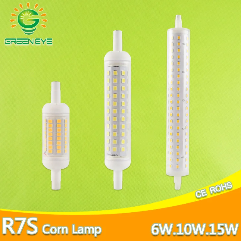 

Led Bulb R7S J78 J118 J189 Dimmable led Lamp 78mm 118mm 189mm Replace Halogen 50W led Floodlight Spot Light AC 220V 240V