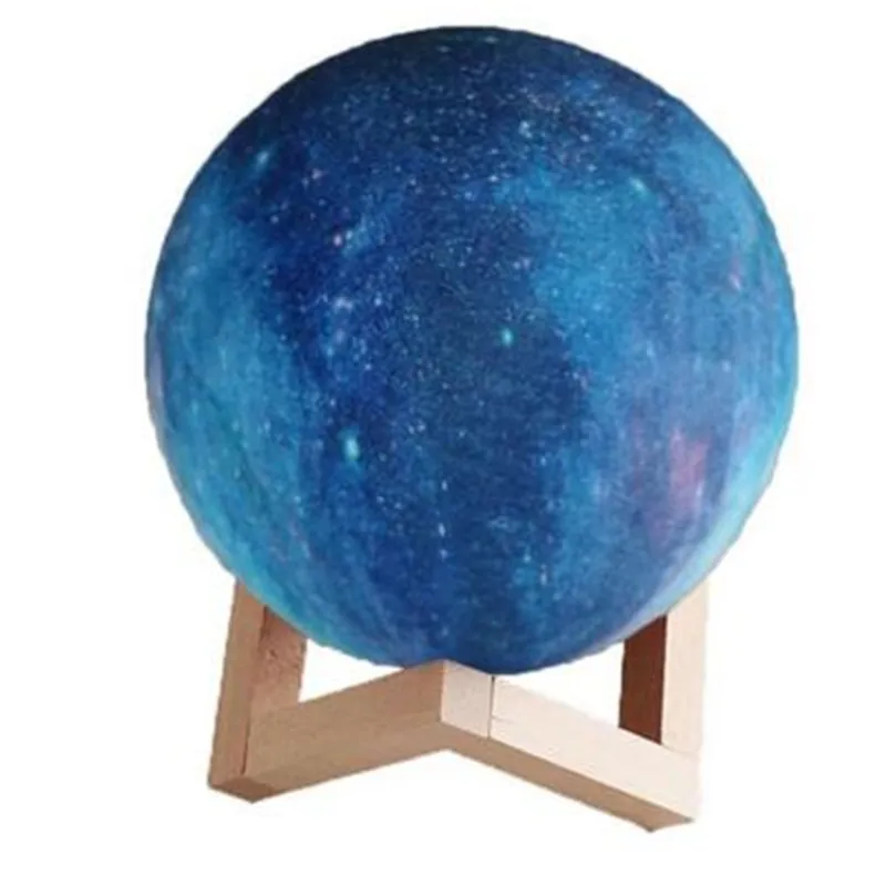

16 Colors Change Usb 3D Print Night Light Galaxy Moon Lamp New Arrival Touch Led Night Light Home Decor Creative Gift Usb
