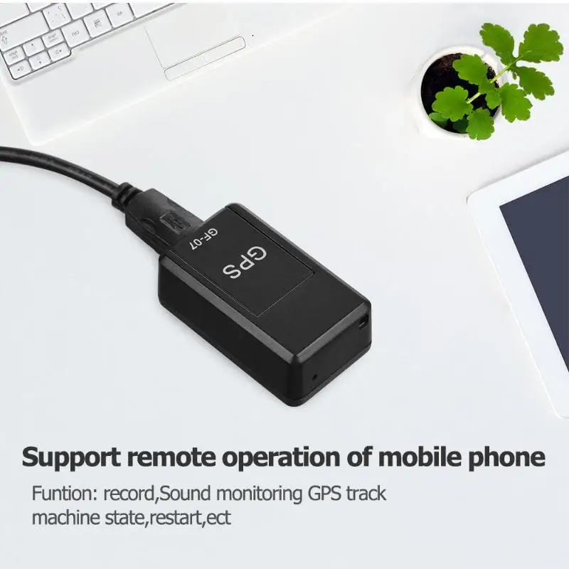 VODOOL GF07 Magnetische Auto Lkw Tracking Gerät Mini Vehiclel GSM GPRS Echtzeit GPS Tracker Stimme