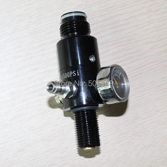 PCP co2 цилиндрический Пейнтбольный маркер 4500PSI Воздушный бак Регулятор сжатого