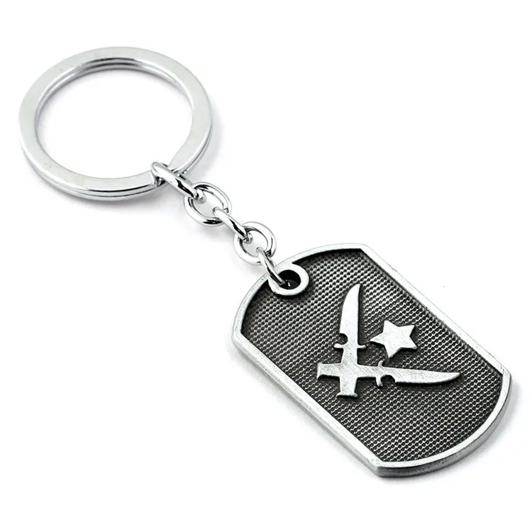 Игра CSGO оружие Брелки для мужчин мальчиков CS GO брелок Тритий Porte Clef аниме