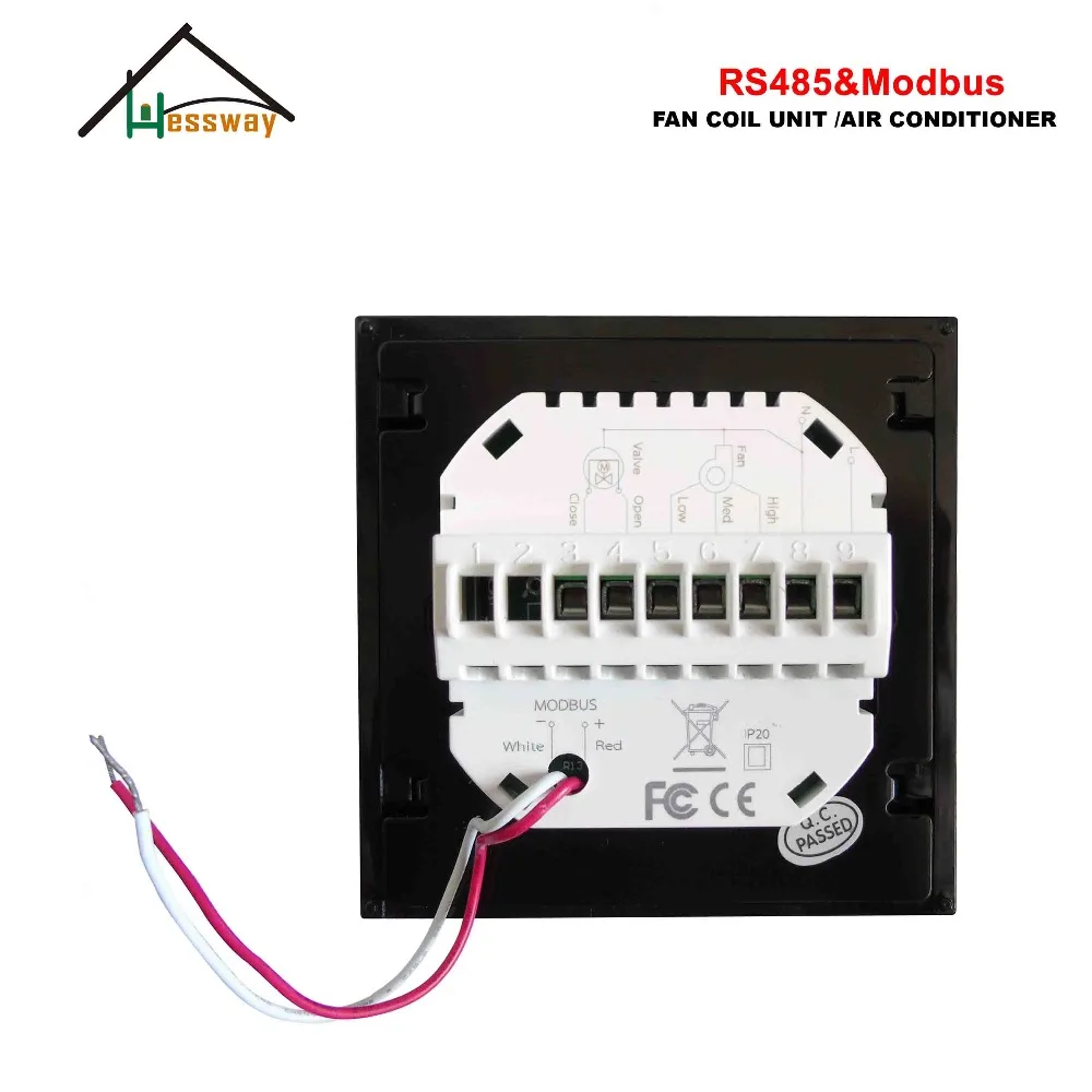 HESSWAY 2 трубы RS485 Коммуникационный протокол modbus термостат переключатель контроля