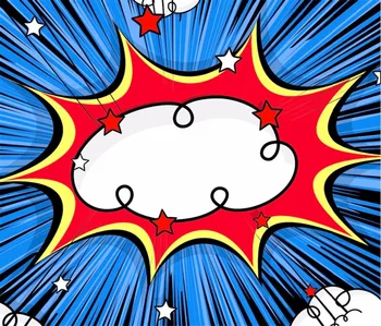 

150x220cm Kids Birthday Photocall Digital Photography Backdrops Blue Red Blow Star Backgrounds fundo fotografico para estudio